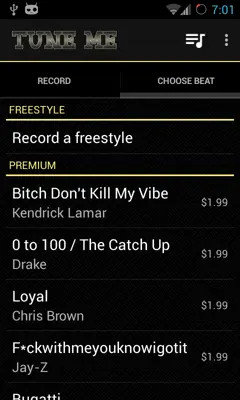 Tune Me android App screenshot 6